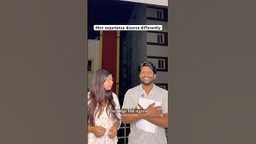 Men React to Divorce Very Differently 😭💔 #funny #comedy #couple #explore #shorts