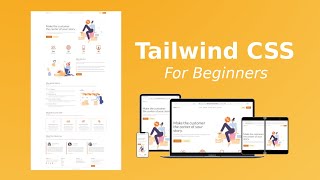 Tailwind CSS Tutorial for Beginners | Responsive Landing Page (Mini Project)