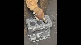 Amazing Manufacturing Process of Engine Cylinder BlockFactory MassProduction Engine Blockshort video