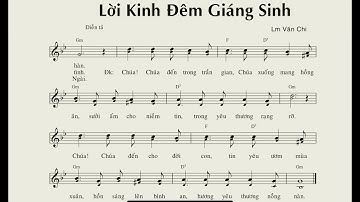 Lời Kinh Đêm Giáng Sinh - Lm.  Văn Chi (bè trầm guitar)