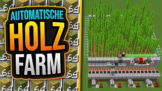 AUTOMATISCHE HOLZ FARM (TUTORIAL) ✨ Minecraft 1.21 ✨ ErikOnHisPeriod