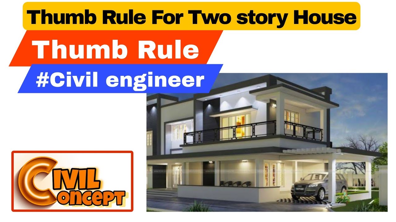 Thumb Rule For Civil Engineer || Important Thumb Rule || Steel In Two ...
