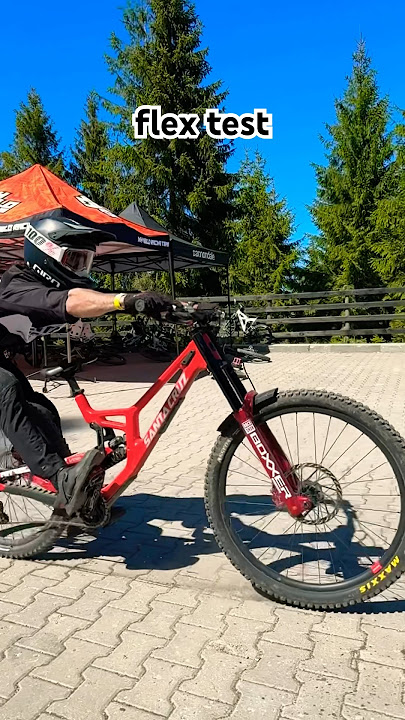 So little flex | NEW RockShox Boxxer test #downhill #downhillbike #mtb #bike #bikelife