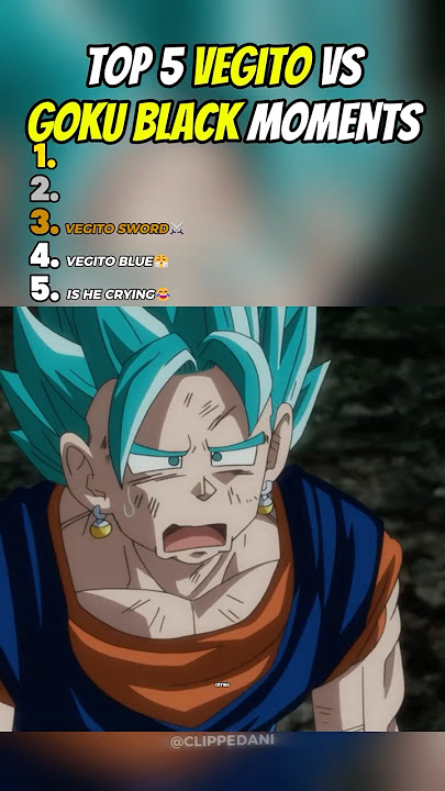 Top 5 VEGITO vs GOKU BLACK Moments😈| Dragon Ball