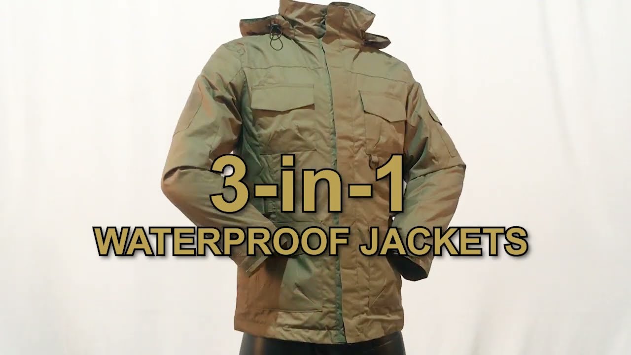Khaki THOR 3 in 1 Tactical Coat | army uniform factory