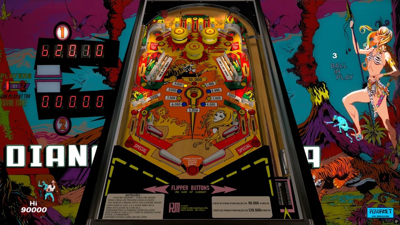 Diana (Rowamet) Pinball VPX
