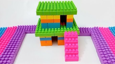 Satisfying DIY Lego Big House/ASMR/Building Blocks/Lego Building Fun #buildingblocks#asmr#asmrsounds