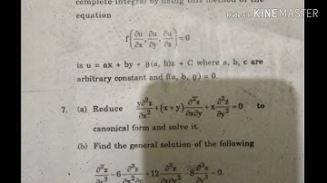 Partial differential equations question paper