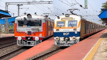 Unique Different Model Indian EMU MEMU and Express trains spotting show.