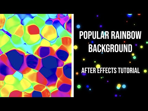 Popular Rainbow Background | After Effects Tutorial