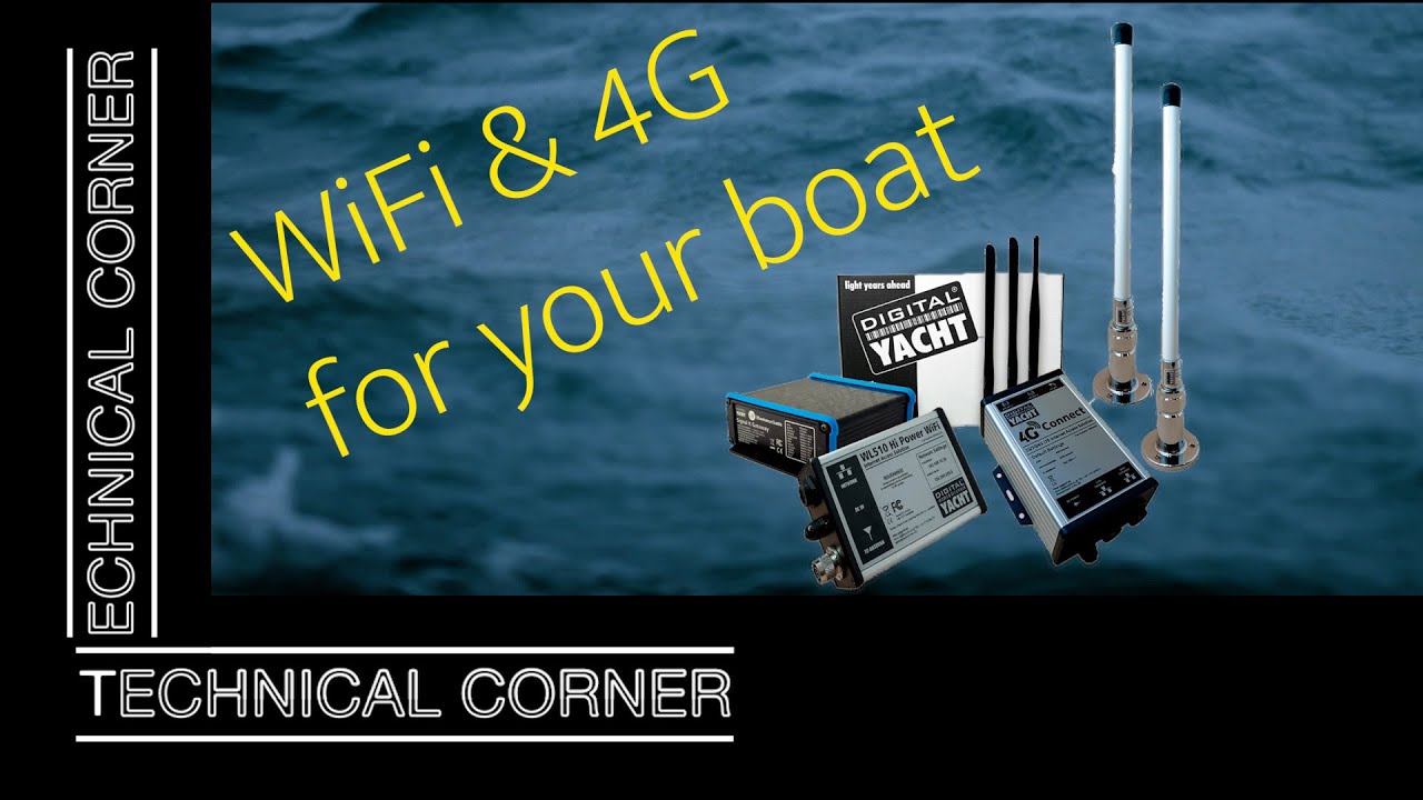 Wifi & 4G connection on your boat