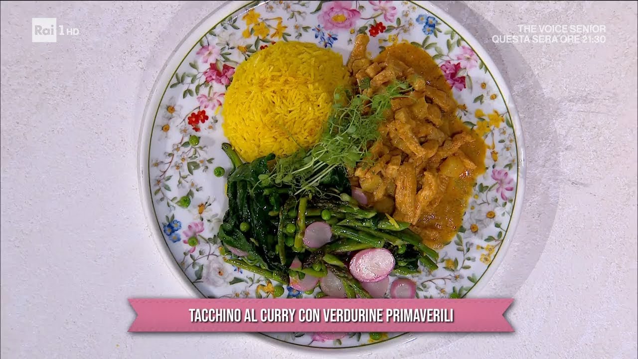 Tacchino al curry con verdurine primaverili - È sempre mezzogiorno - 15/03/2024