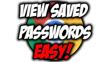 How to View Saved Passwords in Chrome App EASY! ✅