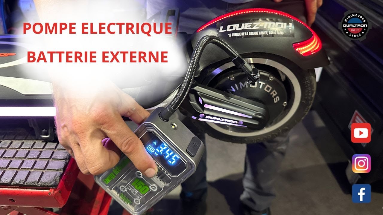 Pompe électrique – Batterie externe