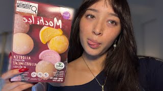 ASMR TRYING ICE CREAM MOCHI (So Tingly) 
