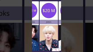bts net worth 💚😯#comparison #shorts #viralvideo #bts #btsarmy