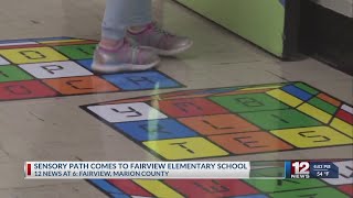 Sensory path comes to Fairview Elementary School