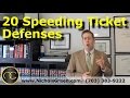 20 Speeding ticket defenses - Traffic attorney explains how to beat a speeding ticket