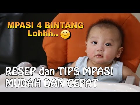 RESEP TIPS MPASI MUDAH CEPAT 4 BINTANG