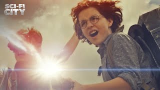 Proton Pack Testing | Ghostbusters: Afterlife (Mckenna Grace, Logan Kim)