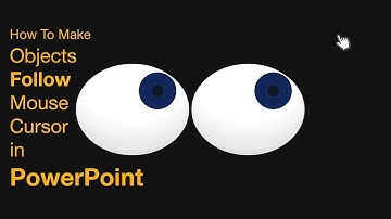 PowerPoint tutorial, How to make object follow mouse cursor