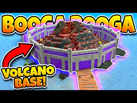 Magnetite Volcano Base Roblox Booga Booga Youtube
