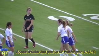 Alyssa Weidler 2nd Goal vs SF Washington 9 15 15 @weidler_alyssa