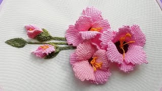 : Amazing 3d Gladiolus Hand Embroidery Creative Ideas