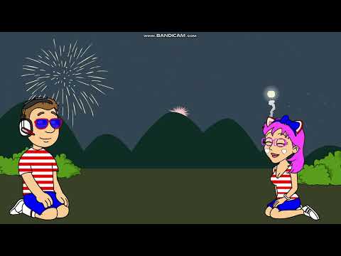 Me and Julianna watching the 4th of July Fireworks
