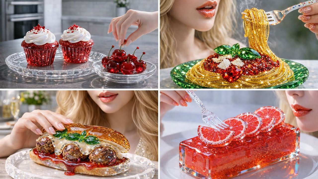 ASMR Crystal Food Compilation | So Satisfying It Feels Illegal 😳 (No Talking)