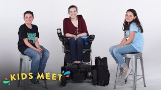 Kids Meet a Teen with Chronic Illness (Sandor & Michela) | Kids Meet | HiHo Kids