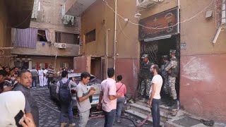 41 killed in massive church fire in Egypt's Giza