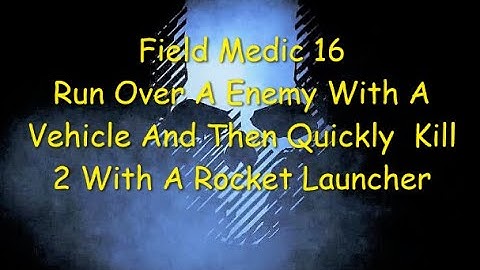 Ghost Recon Breakpoint : Medic 16 : Hit A Enemy With VHC & Then Quickly Kill 2 With Rocket Launcher