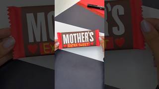 DIY Mother’s Day Chocolate Gift 😍🍫 #shorts #mom #diy #craft #tutorial #creative #handmade #artist