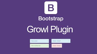 Bootstrap Growl Plugin