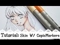 TUTORIAL: How to Color skin W/ Copic Markers