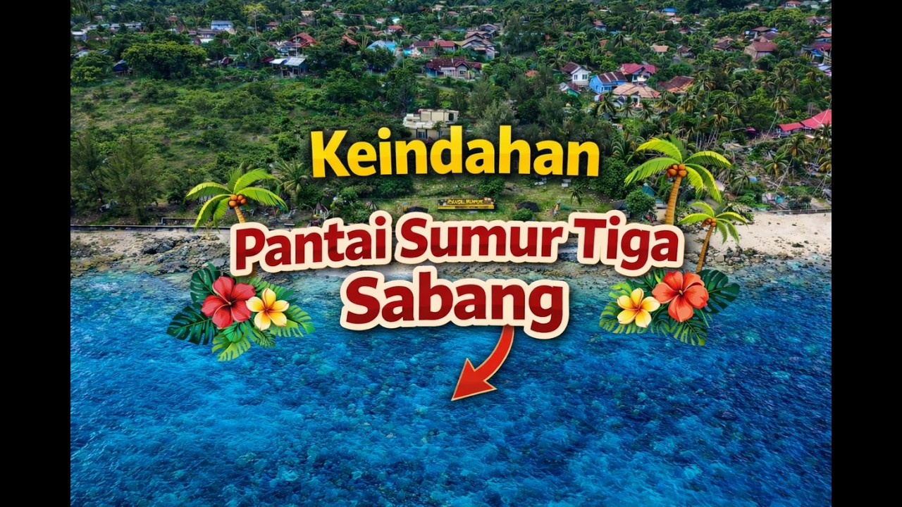 Pantai Sumur Tiga Sabang | Keindahan Pantai Ikonik di Pulau Sabang