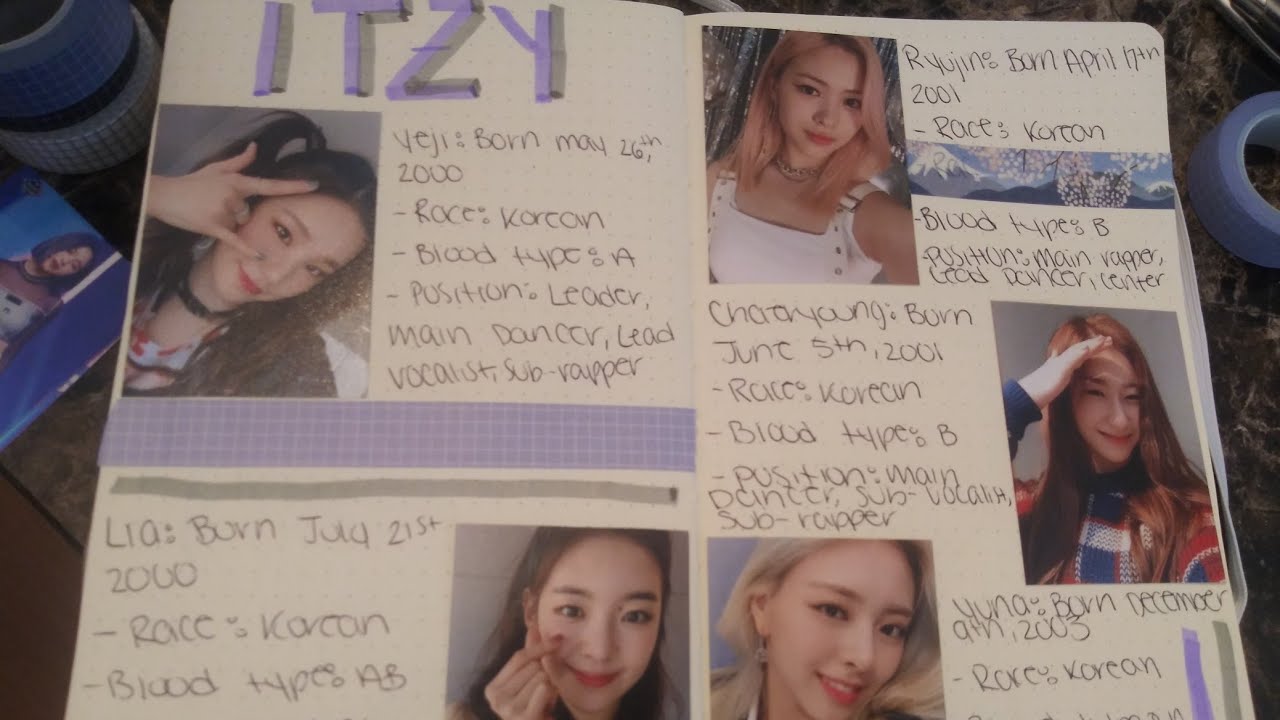ITZY MEMBER PROFILES ((KPOP JOURNAL)) - YouTube