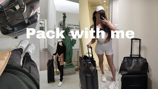 Come *PACK* with me! Finally putting my extreme minimalism habits to good use lol