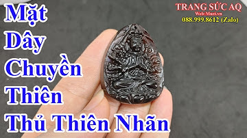 Mặt Dây Chuyền Thiên Thù Thiên Nhãn - Đá Thạch Anh Đen Khói