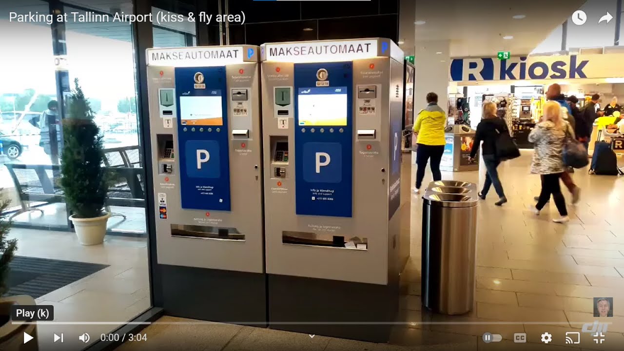Parking at Tallinn Airport (kiss & fly area) YouTube