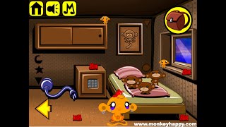 Monkey GO Happy Stage 425 - No more monkeys jumping on the bed Walkthrough [PencilKids] screenshot 3