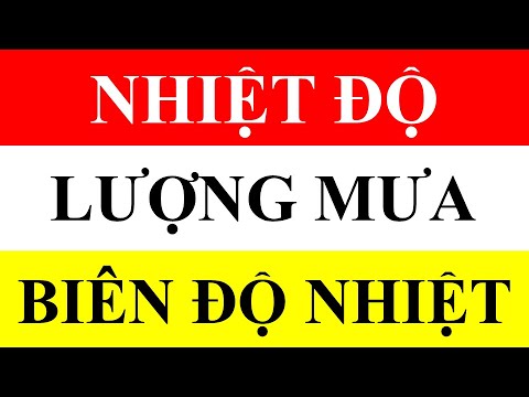 cách tính nhiệt độ trung bình