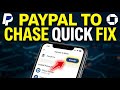 How to transfer money from PayPal to Chase savings account - Quick Fix