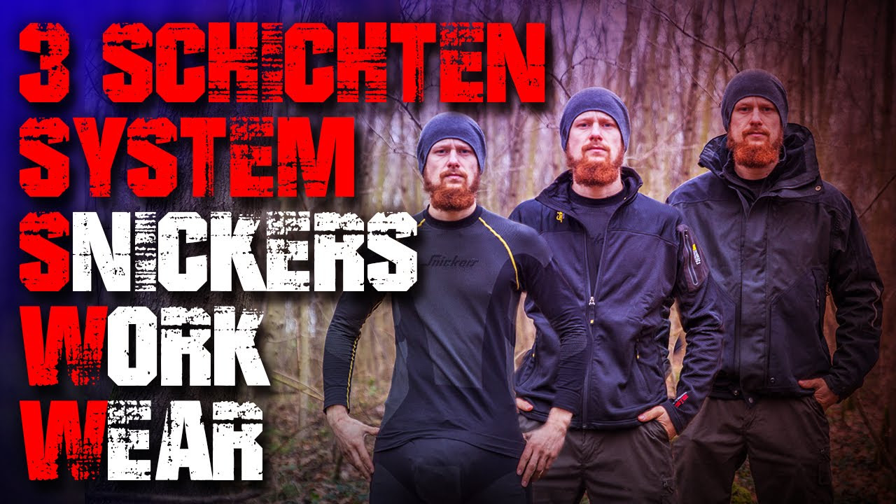 New Update 3 Schichten System - Outdoor Kleidung Jacke Fleece - Snickers Workwear XTR Gore Tex