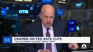 Jim Cramer on Fed rate cuts: This economy doesn't need them