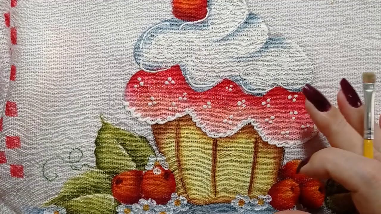 Como pintar cupcake - Parte 2 final