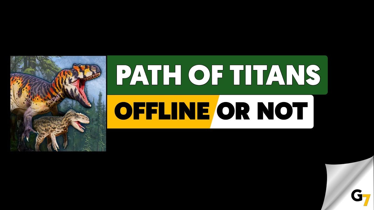 Path of titans game offline or online ? - YouTube