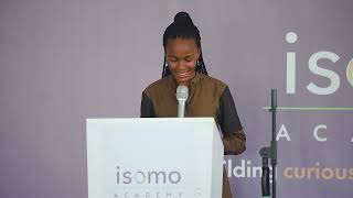 Isomo Scholar, Eve Umutoni, Commissioning Speech by Isomo 329 views 8 months ago 6 minutes, 30 seconds