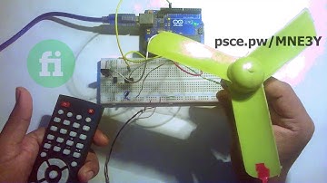 Arduino Dc motor speed control by IR REMOTE